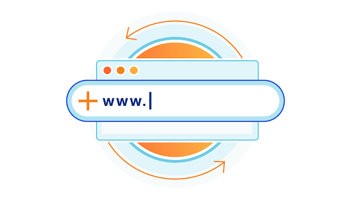 Illustration — Produits — Registrar — Barre d'URL